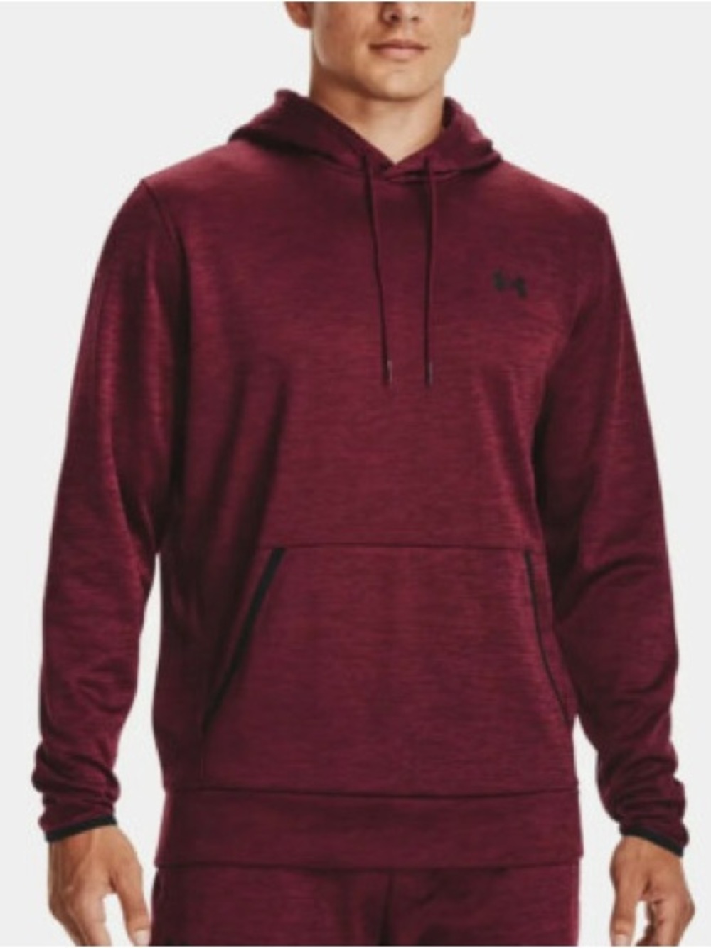 Under Armour Men's League Red Armour Fleece Twist Pullover Hoodie